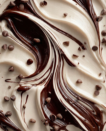 Chocolate swirl frosting